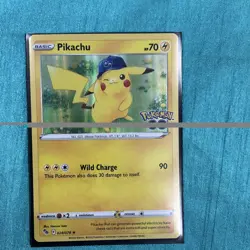 Pokemon Pikachu 028/078 Pokemon GO Promo Holo Card Electric Basic 70HP English - Image 1