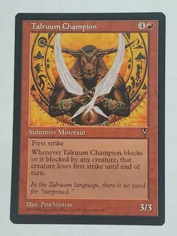 MTG Talruum Champion (Visions/Red/C) - BGM - Image 1