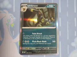 Umbreon 059/131 Prismatic Evolutions Holo Rare Pokemon TCG - Image 1