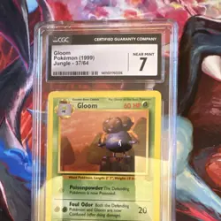 Pokemon TCG Gloom 37/64 Jungle 1st Edition Regular Uncommon CGC Graded 1999 - Image 1