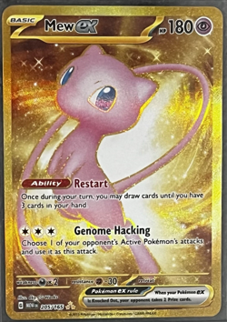 Pokemon TCG Mew EX 205/165 Scarlet & Violet 151 Holo Hyper Rare - Image 1