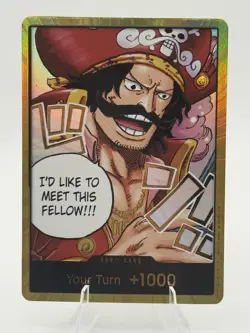 One Piece CCG - Gol.D.Roger GOLD DON!! Card - Carrying On His Will OP-13 English - Image 1