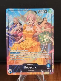 Rebecca OP15-039 Alt Leader - Adventure On Kami’s Island One Piece TCG - English - Image 1