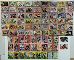 1993 BLOODLINES COMPLETE TRADING CARD SET + 2 EMBOSSED BONUS DC COMICS SKYBOX - Image 1