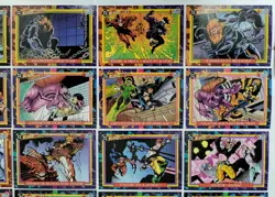 1993 BLOODLINES COMPLETE TRADING CARD SET + 2 EMBOSSED BONUS DC COMICS SKYBOX - Image 4