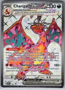 Charizard ex SVP 056 SV: Scarlet & Violet Promo Cards - Pokemon Card - NM - Image 1