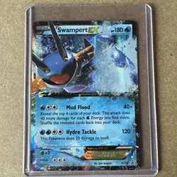 Swampert EX XY55 XY Black Star Promo Holo Pokemon Card LP - Image 1
