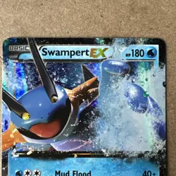 Swampert EX XY55 XY Black Star Promo Holo Pokemon Card LP - Image 4