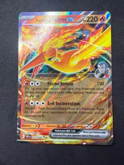 Team Rockets Moltres EX 031/182 | SV:10 Destined Rivals | Holo Card | NM - Image 1