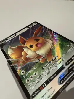 Eevee V SWSH065 Sword & Shield Battle Academy Black Star Promo Pokemon Card NM - Image 3