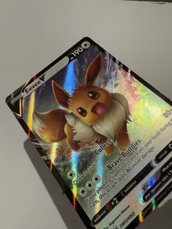 Eevee V SWSH065 Sword & Shield Battle Academy Black Star Promo Pokemon Card NM - Image 4