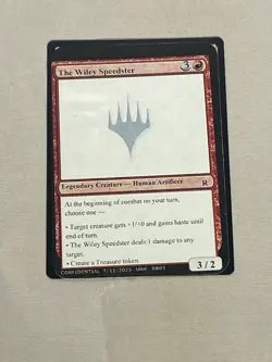 MTG The Wiley Speedster Un-Known Event Playtest Cards Magic the Gathering - Image 1