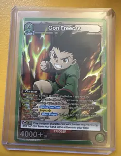 Union Arena Super Rare Hunter X Hunter Assorted Card Lot Of 4 Cards NM Lot - Image 3