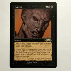 Hatred - Magic the Gathering MtG -Exodus - LP - Image 1