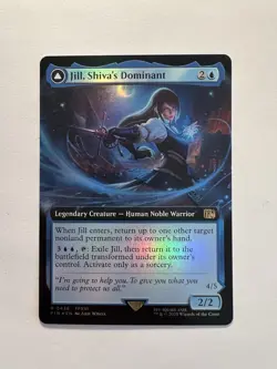 Jill, Shiva's Dominant / Shiva, Warden of Ice - FOIL EXTENDED ART - MTG FIN - NM - Image 1