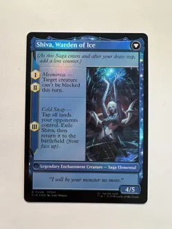 Jill, Shiva's Dominant / Shiva, Warden of Ice - FOIL EXTENDED ART - MTG FIN - NM - Image 2
