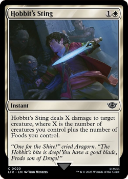 Hobbit's Sting [The Lord of the Rings: Tales of Middle-Earth] Magic MTG - Image 1