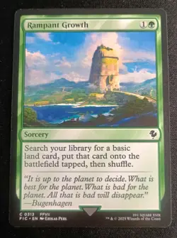 MTG Final Fantasy - Rampant Growth - Image 1