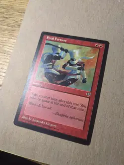 Final Fortune - MTG - Mirage - MP - Image 3