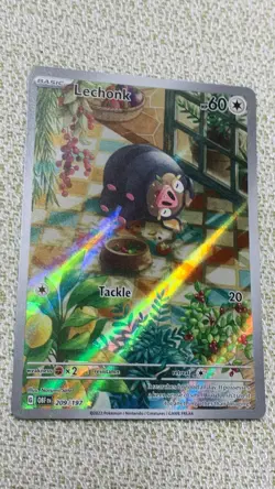 Lechonk 209/197 Obsidian Flames Pokemon NM/M - Image 1