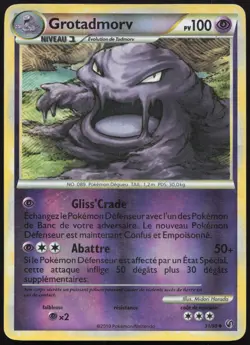 Carte Pokemon Grotadmorv 31/90 Reverse HS Indomptable Francais - Image 1