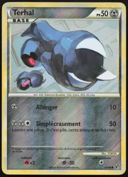 Carte Pokemon Terhal 43/90 Reverse HS Indomptable Francais - Image 1