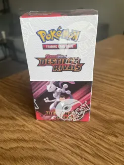 Pokemon TCG Destined Rivals Half Booster Box 18 Packs Factory New & Sealed - Image 1