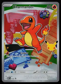 Charmander - 038 Mega Evolution Promo MEP Holo Promo First Partner Pokemon LP - Image 1