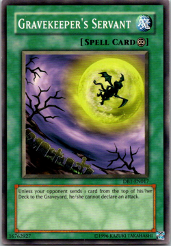 Yugioh! LP Gravekeeper's Servant - DB1-EN017 - Common - Unlimited Edition Lightl - Image 1