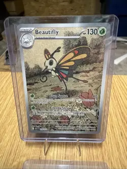 Pokemon TCG Beautifly 219/217 Illustration Rare Ascended Heroes NM - Image 1