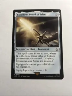 Excalibur, Sword of Eden - Universes Beyond: Assassin's Creed MTG + Bonus Rare!! - Image 1