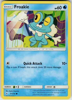 Pokemon Froakie 51/214 SM - Unbroken Bonds Normal card - Image 1