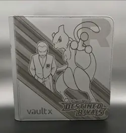 -NEW- TheUnluckyCollector Pokemon Destined Rivals Laser Engraved Vault X Binder - Image 1