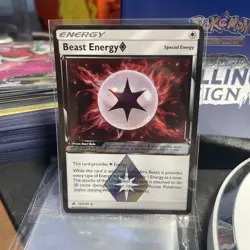 Beast Energy Prism Star - 117/131 - Holo Rare - Forbidden Light Pokemon Card LP - Image 1
