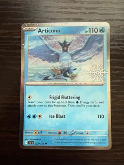 Pokemon 2025 Holiday Advent Calendar Stamped Articuno 032/159 - Image 1