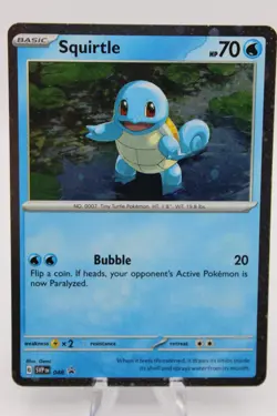 Pokemon TCG S&V: Promos Squirtle 048 - Near Mint - Cosmos Holo - Image 1