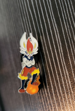 Official Pokemon Collector's Pin- Cinderace Pin- From Crown Zenith 2023 - Image 1