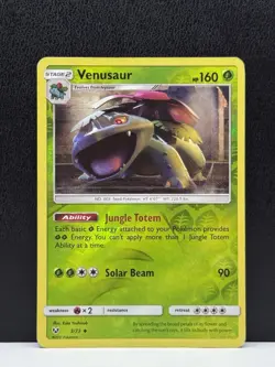 Pokemon TCG Shining Legends - Venusaur 3/73 Reverse Holo Uncommon - Image 1