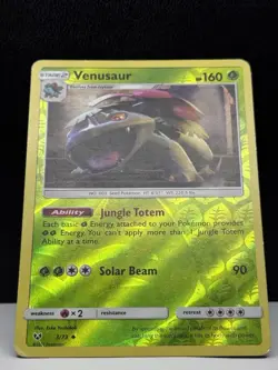 Pokemon TCG Shining Legends - Venusaur 3/73 Reverse Holo Uncommon - Image 3