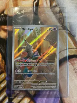 Mimikyu Paldean Fates ETB Black Star Promo Pokemon SVP075 English - SEALED 🔥 - Image 3