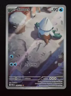 Pokemon TCG Snover 140/132 Illustration Rare Mega Evolution Base Set NM/M - Image 1