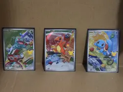 Pokemon First Partner Illustration Collection Series 1 Kanto Starters Set NM - Image 1
