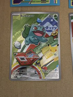 Pokemon First Partner Illustration Collection Series 1 Kanto Starters Set NM - Image 2