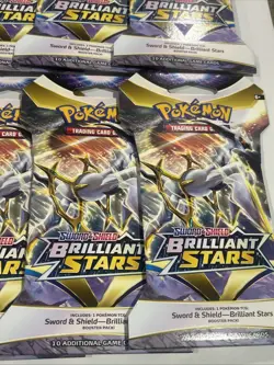 Lot Of 8 - Pokemon TCG Brilliant Stars Sleeved Booster Packs - New Sealed - Image 4
