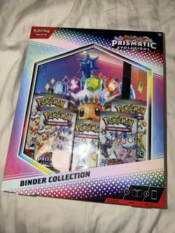 Prismatic Evolutions Binder Collection - Pokemon TCG - Sealed Scarlet & Violet - Image 1