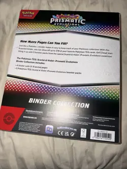 Prismatic Evolutions Binder Collection - Pokemon TCG - Sealed Scarlet & Violet - Image 2