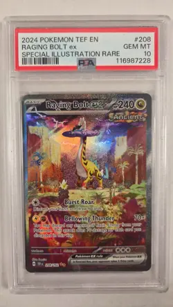 PSA (10) - Pokemon: (Temporal Forces) Raging Bolt Ex Special Illustration Rare - Image 1