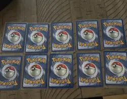 Lot of 10 Vintage base Set Pokemon Cards Great Condition - Image 2