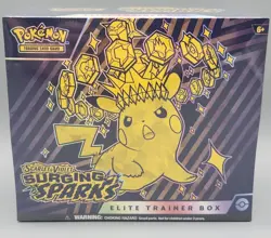 POKEMON TCG SCARLET VIOLET SURGING SPARKS ETB ELITE TRAINER BOX FACTORY SEALED - Image 1