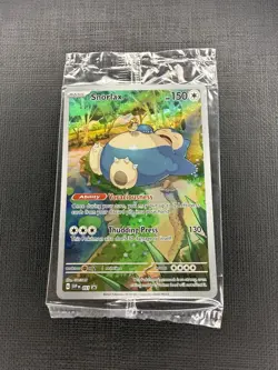 Pokemon TCG Snorlax SVP051 Scarlet & Violet 151 ETB Full Art Promo SEALED - Image 1